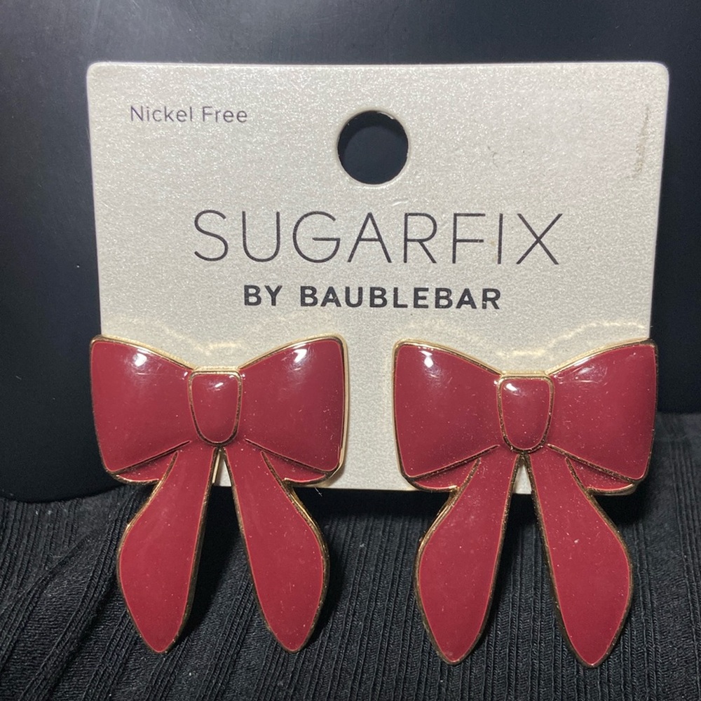NWOT Bow Earrings